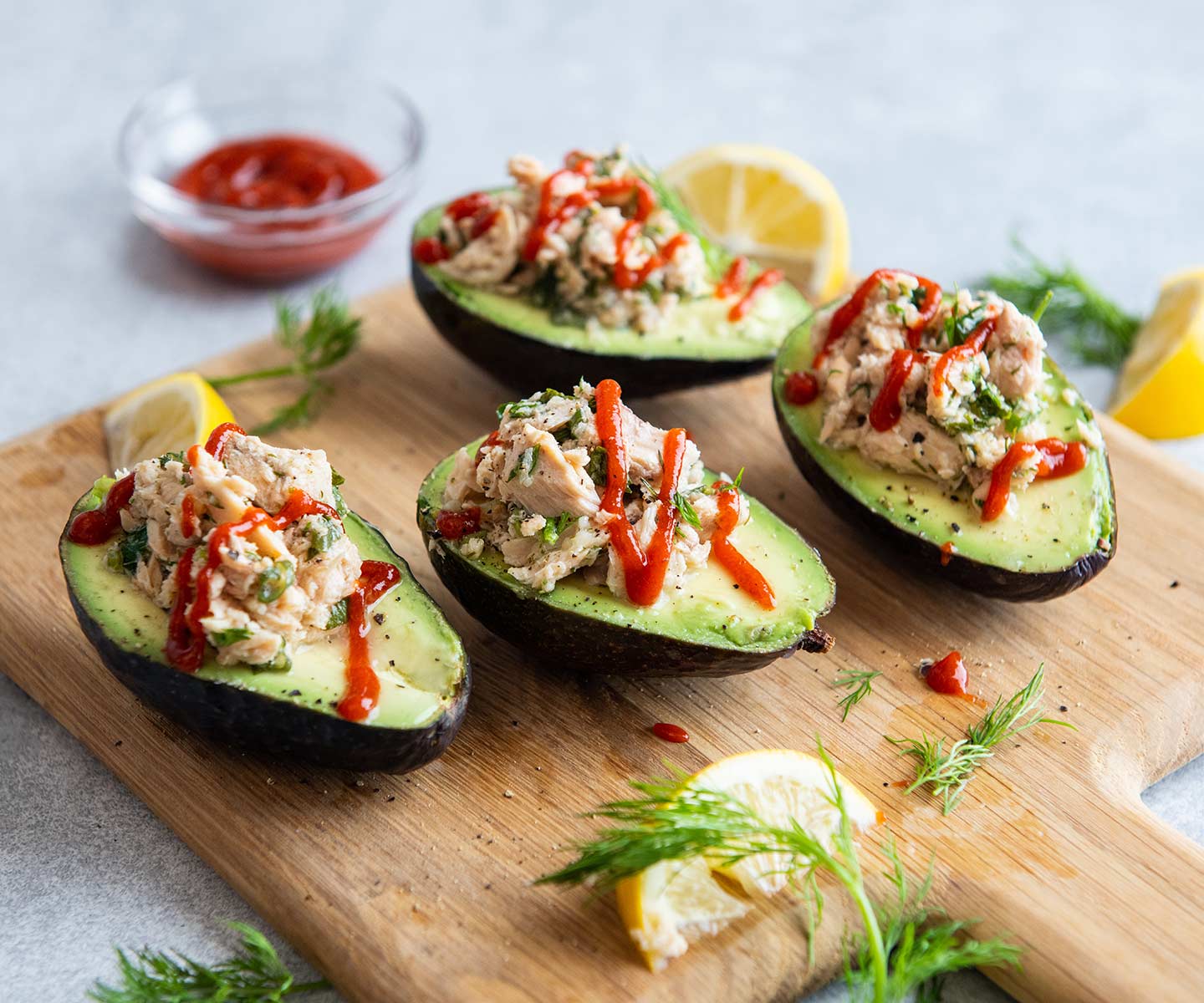 Healthy Salmon Avocado Boats Chicken of the Sea