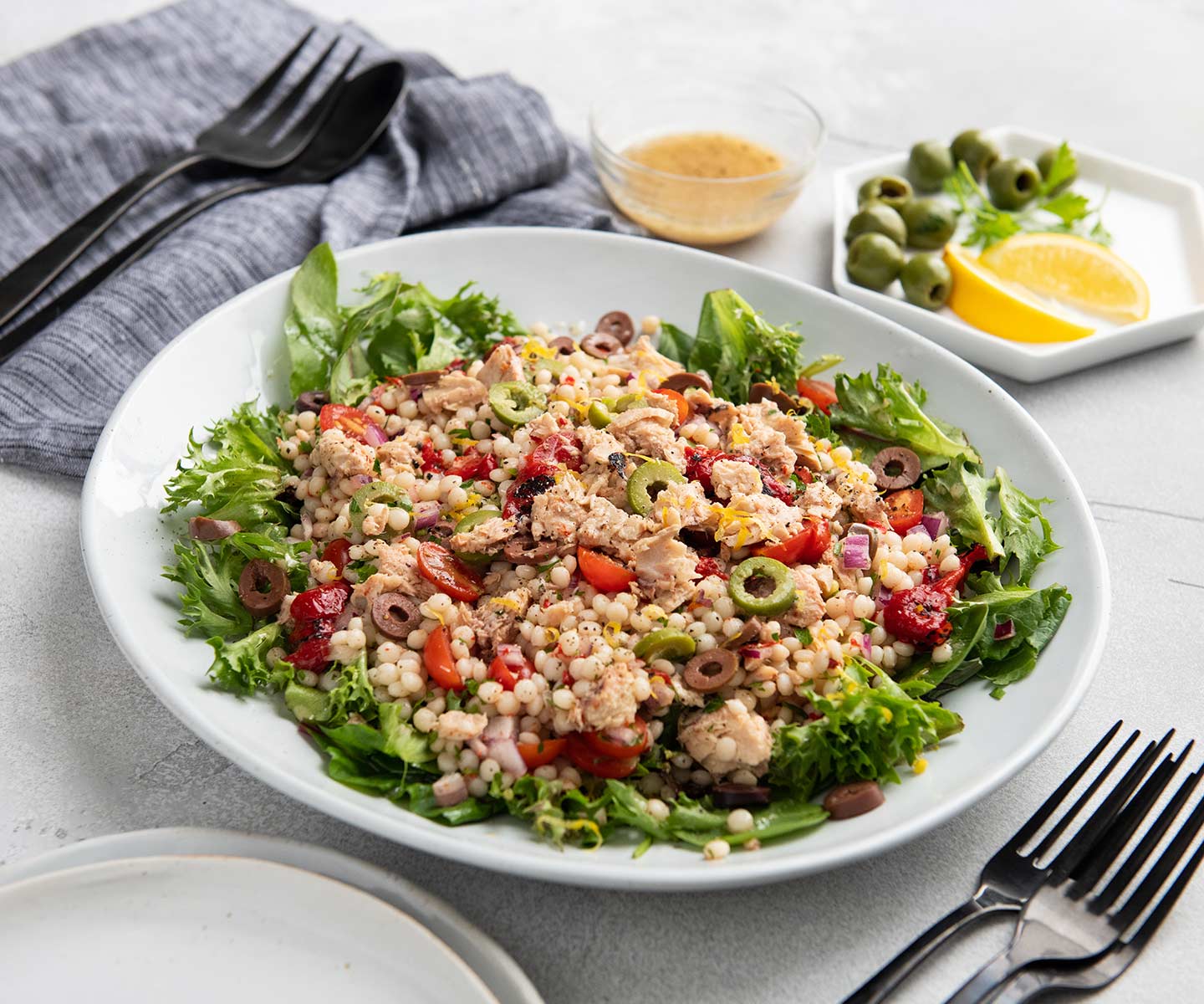 Mediterranean Salmon Couscous Salad Chicken of the Sea