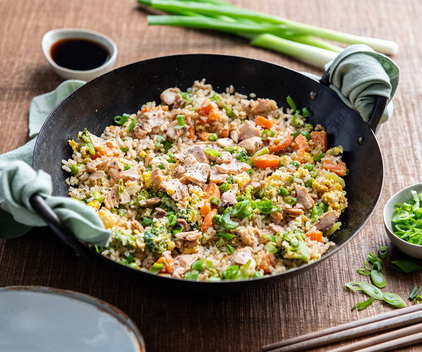 salmon-fried-rice-chicken-of-the-sea