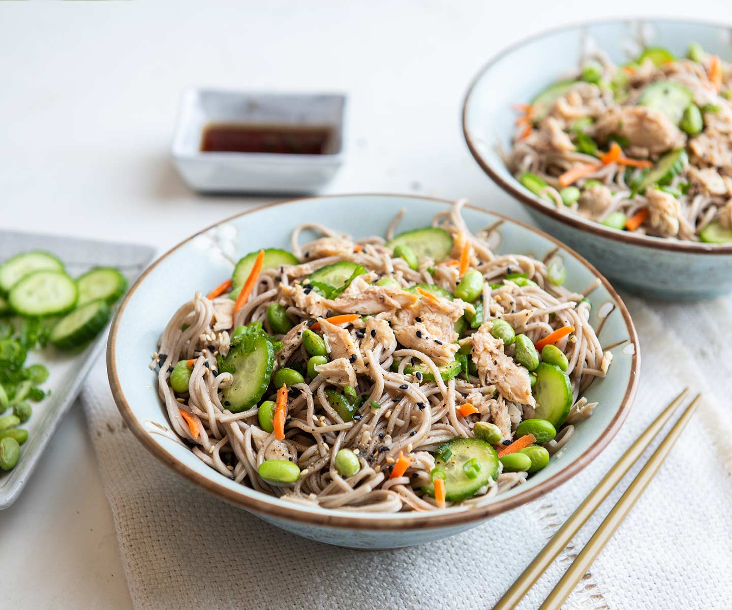 Sesame Ginger Soba Noodles with Salmon | Chicken of the Sea