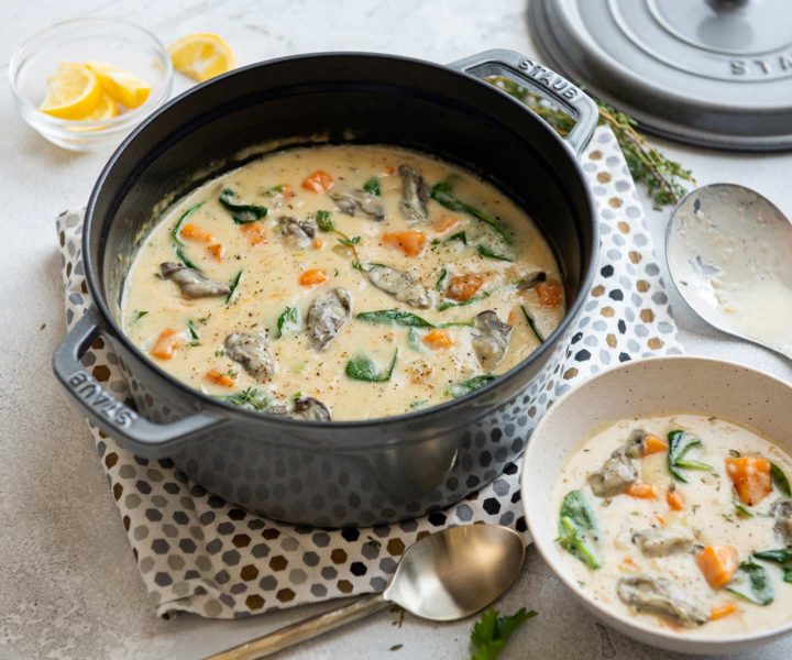 Sweet Potato Oyster Soup Chicken of the Sea