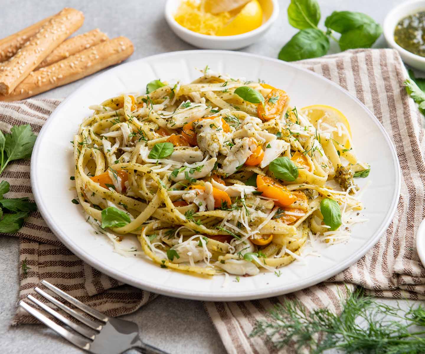 Green Goddess Crab Pasta Chicken of the Sea