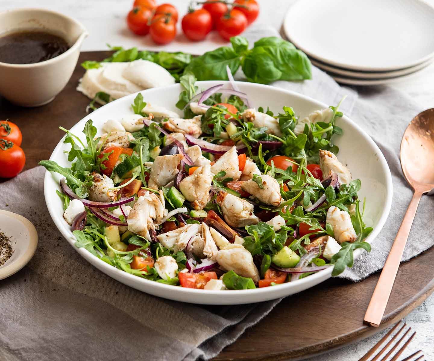Mediterranean Caprese Crab Salad | Chicken of the Sea