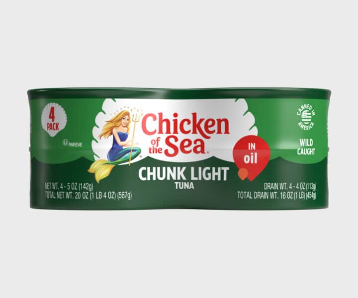 Wild Caught Chunk Light Tuna in Oil Chicken of the Sea
