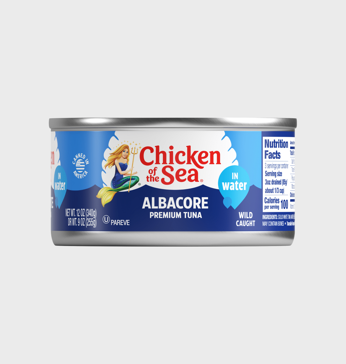 Chicken of the Sea Solid White Albacore Tuna in Oil, 5 oz 